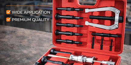 16PCS Inner Bearing Puller Set Slide Hammer Blind Hole Remover Kit