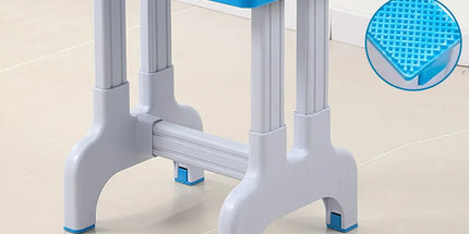 Plastic Square Stool Non Slip Durable Comfortable For Classroom Home Office