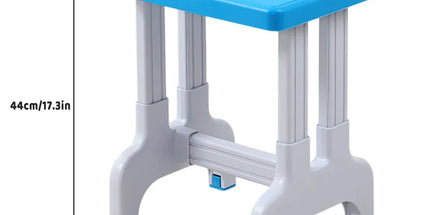 Plastic Square Stool Non Slip Durable Comfortable For Classroom Home Office