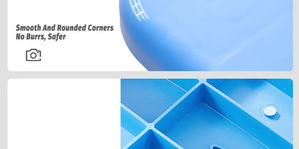 Plastic Square Stool Non Slip Durable Comfortable For Classroom Home Office