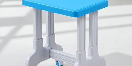 Plastic Square Stool Non Slip Durable Comfortable For Classroom Home Office