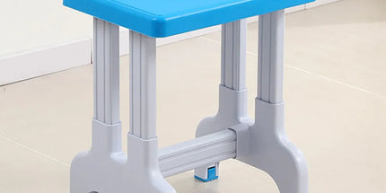Plastic Square Stool Non Slip Durable Comfortable For Classroom Home Office