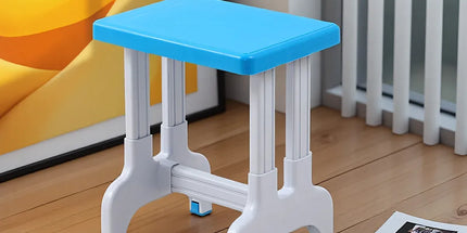 Plastic Square Stool Non Slip Durable Comfortable For Classroom Home Office