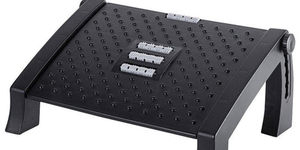 1PC Adjustable Office Foot Rest Pedal Stool Sofa Leg Support for Home or Desk Use - Grey