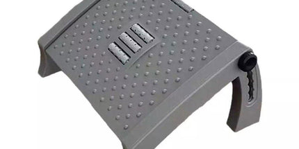 1PC Adjustable Office Foot Rest Pedal Stool Sofa Leg Support for Home or Desk Use - Grey