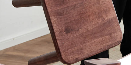 Home Solid Wood Small Bench Shoe Bench Compact Design for Entryway Living Room
