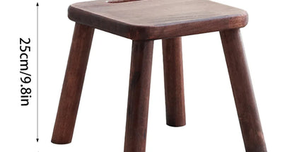 Home Solid Wood Small Bench Shoe Bench Compact Design for Entryway Living Room