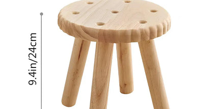 Home Wooden Shoe Bench Small Bench Wood Construction for Entryway Living Room
