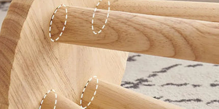 Home Wooden Shoe Bench Small Bench Wood Construction for Entryway Living Room