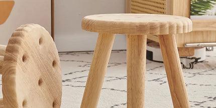 Home Wooden Shoe Bench Small Bench Wood Construction for Entryway Living Room