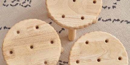 Home Wooden Shoe Bench Small Bench Wood Construction for Entryway Living Room