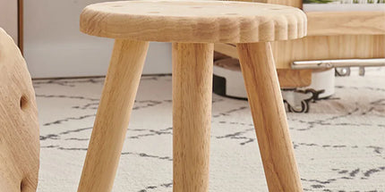 Home Wooden Shoe Bench Small Bench Wood Construction for Entryway Living Room