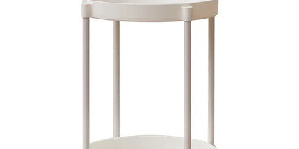 Cream Style Home Coffee Table Movable Creative Sofa Side Table Bedside Table
