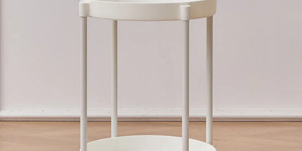 Cream Style Home Coffee Table Movable Creative Sofa Side Table Bedside Table