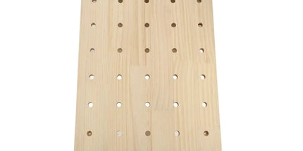 Wooden Pegboard Wall Shelf Hanging Storage for Home Office Display Sturdy