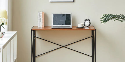 Foldable Computer Desk Portable Stable Space Saving Non-Slip Feet