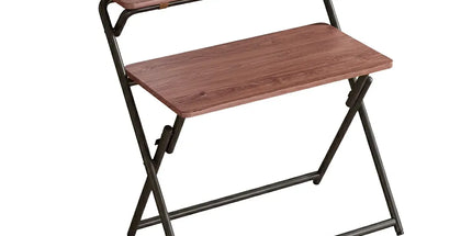 Double Layer Foldable Desk Sturdy Frame Heavy Duty for Home Office