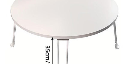 Small Foldable Computer Desk Portable Bed Table Round Home Office Laptop Stand