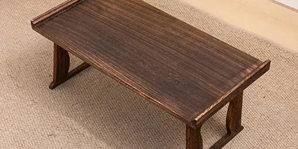 Wooden Foldable Chinese Style Tea Table Home Living Room Space Saving Durable