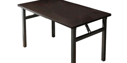 Rectangular Folding Table Sturdy Durable for Home Office Use Space Saving Desk