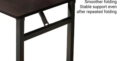Rectangular Folding Table Sturdy Durable for Home Office Use Space Saving Desk