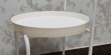 Movable Side Tea Table Armrest Double-Layer Storage For Family Sofa Cart Shelf