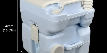 20L Portable Toilet Camping Toilet for Hiking RV Trips Emergency Potty Seat