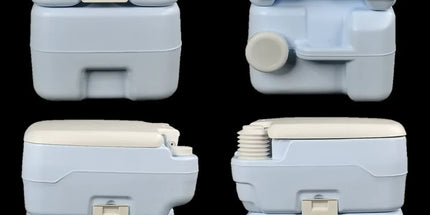 20L Portable Toilet Camping Toilet for Hiking RV Trips Emergency Potty Seat