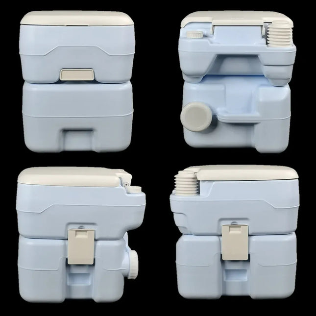 20L Portable Toilet Camping Toilet for Hiking RV Trips Emergency Potty Seat