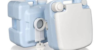 20L Portable Toilet Camping Toilet for Hiking RV Trips Emergency Potty Seat