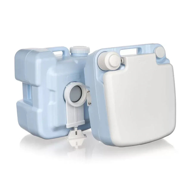 20L Portable Toilet Camping Toilet for Hiking RV Trips Emergency Potty Seat
