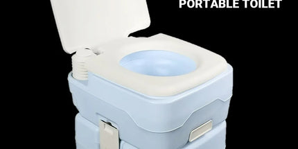 20L Portable Toilet Camping Toilet for Hiking RV Trips Emergency Potty Seat
