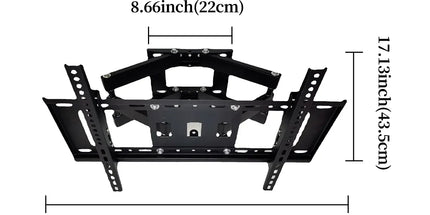 TV Wall Mount Monitor Rotating Bracket Adjustable Screen Holder Stand for Home