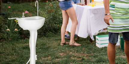 Mobile Portable Outdoor Washbasing for Camping Picnics RV Trips Yard Activities
