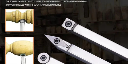 8PCS Wood Lathe Turning Tool Set High Speed Steel For Woodworking Craft Durable