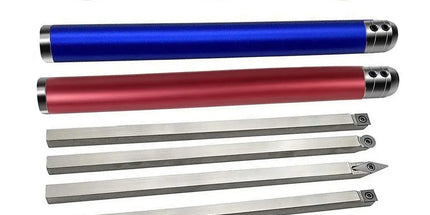 8PCS Wood Lathe Turning Tool Set High Speed Steel For Woodworking Craft Durable