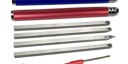 8PCS Wood Lathe Turning Tool Set High Speed Steel For Woodworking Craft Durable