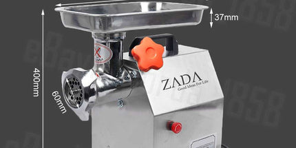 1.63HP Commercial Meat Mincer- Electric Grinder & Sausage Maker Filler 1200W