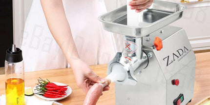 1.63HP Commercial Meat Mincer- Electric Grinder & Sausage Maker Filler 1200W