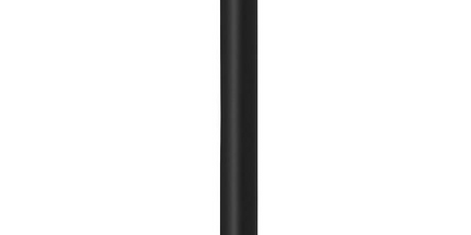 24x LED Flickering Wax Taper Candles (Battery Operated) Bulk in Black