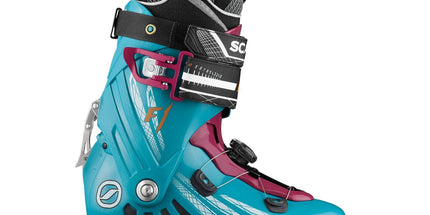 Scarpa Womens F1 Alpine Touring Ski Boots Skiing Snow - Arctic Blue/Purple - US 6.5 Tyack eCommerce Solutions