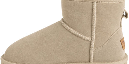 Jillaroo Womens UGG Boots Genuine Sheepskin Suede Leather Moccasins - Beige Tyack eCommerce Solutions