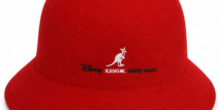 Kangol x Disney Bucket Hat 75th Anniversary Wool Blend Winter Cap - Red Tyack eCommerce Solutions