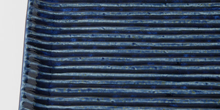 Sushi Plate 24cm Blue Contour Glaze