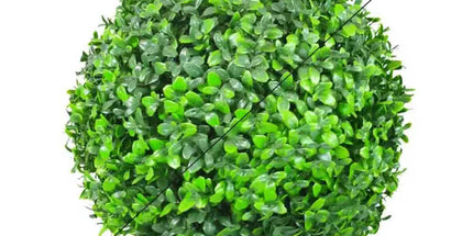 Medium Green Leaf Buxus Topiary Ball UV Resistant 28cm