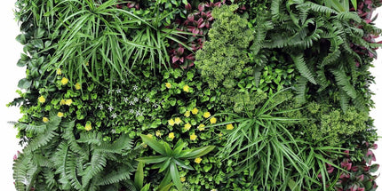 Luxury Country Fern Recycled Vertical Garden / Green Wall UV Resistant 100cm X 100cm