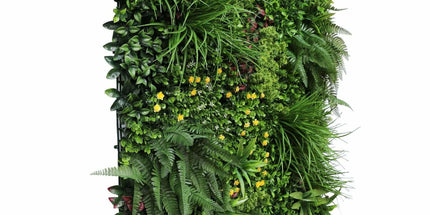 Luxury Country Fern Recycled Vertical Garden / Green Wall UV Resistant 100cm X 100cm