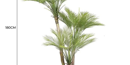 Artificial Parlour Palm Tree 180cm Multi Trunk UV Resistant