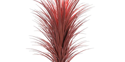 Burgundy Potted Artificial Long Grass (Yucca Grass) 115cm UV Resistant