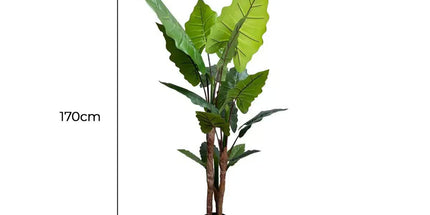 Nearly Natural Artificial Taro Elephant Ear Palm 170cm